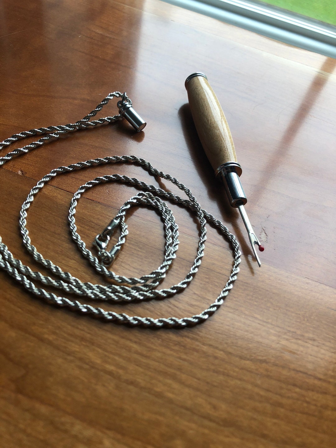 Handmade Seam Ripper Necklace Etsy