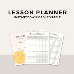 Teacher Planner, Lesson Planner, Class Organizer, Lesson Plan, Teaching planner
