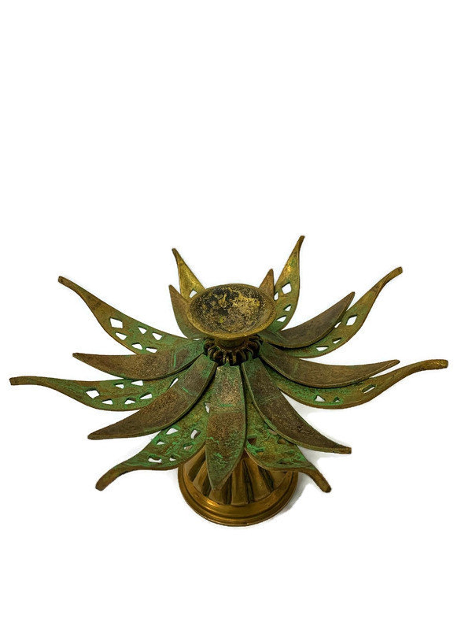 Brass Lotus Incense Holder Brass Blooming Lotus Shaped Dhoop Etsy.de