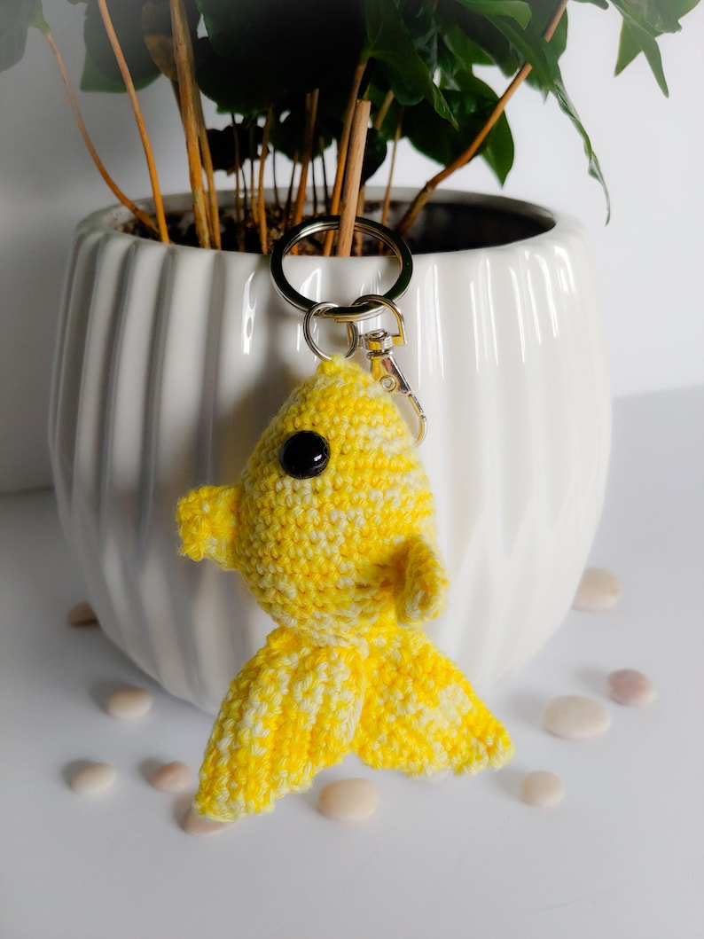 Amigurumi Heartling GOLDFISH Bag/keychain Etsy
