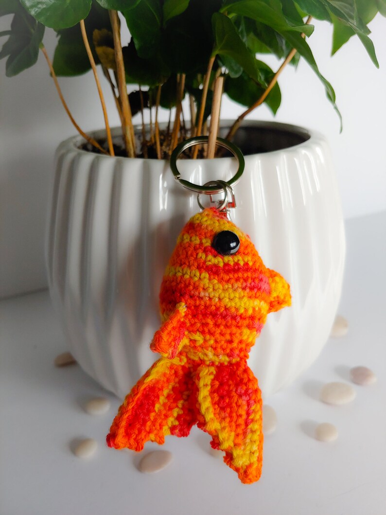 Amigurumi Heartling GOLDFISH Bag/keychain Etsy