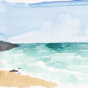 Porthmeor Beach Art Print