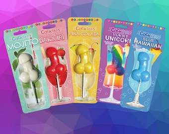 Original Cocktail Suckers, Penis-Shaped & Alcohol-Free-Adult Bachelorette Birthday Candy Shop