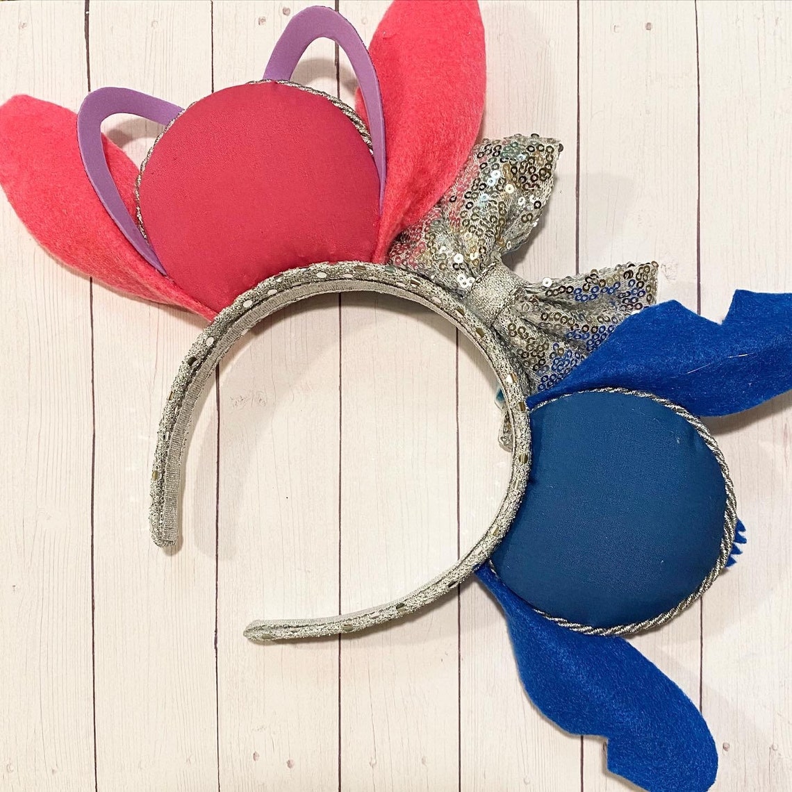 Stitch and Angel Inspired Headband Ears Etsy