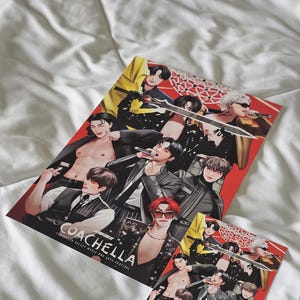ATEEZ at Coachella / CHELLATEEZ Fan Art Print (K-POP Fanart, Digital Fanart)