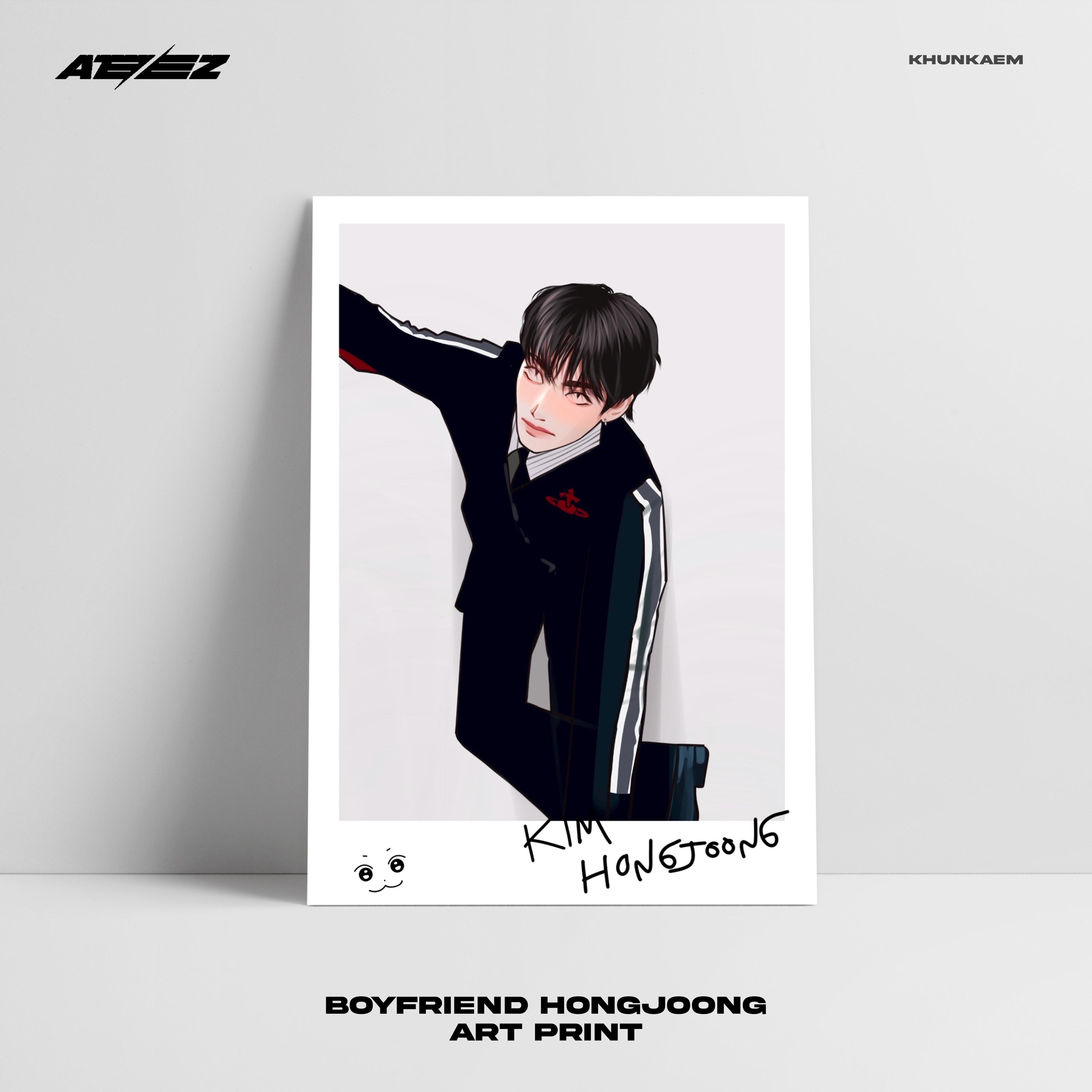 Hongjoong Polaroid - Etsy