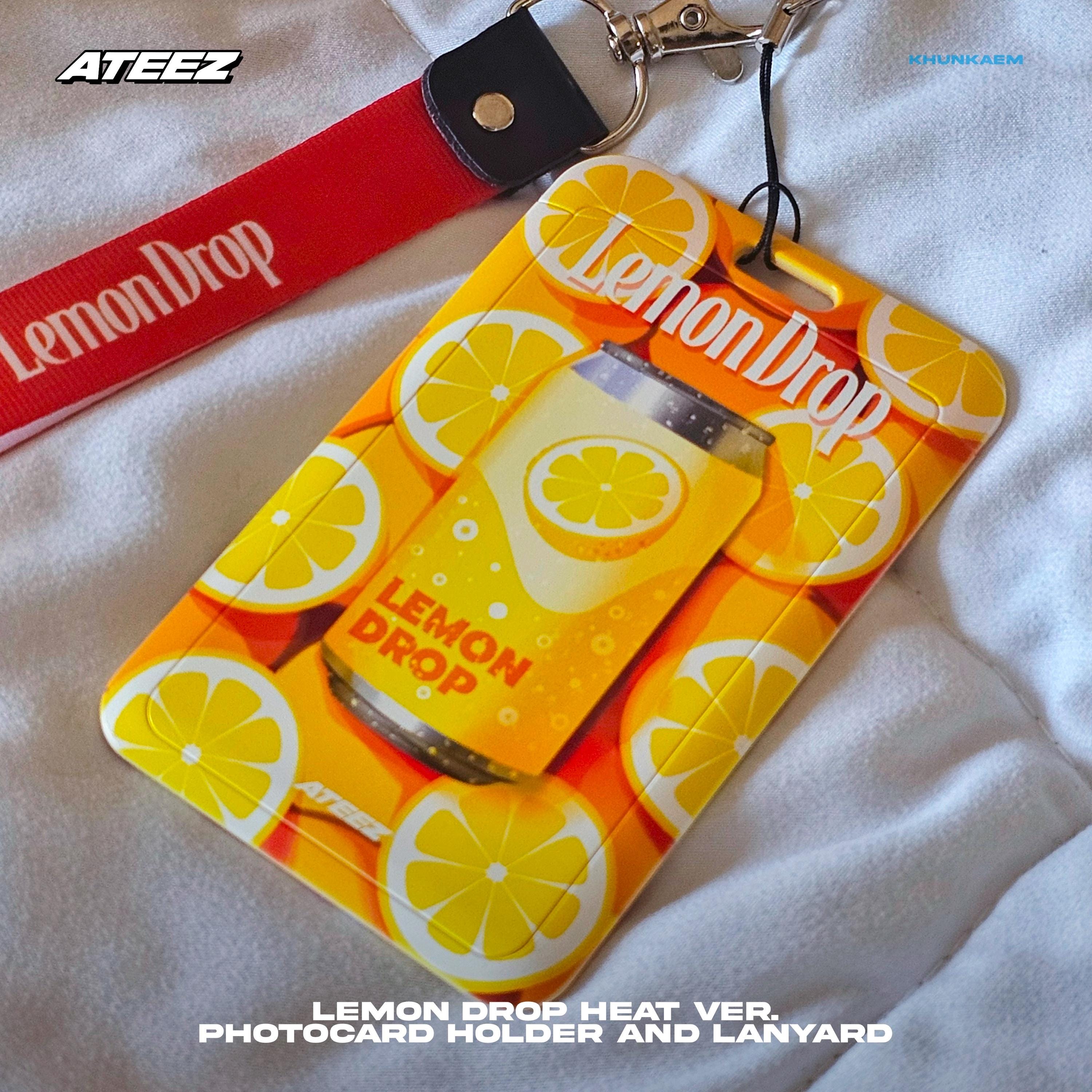 ATEEZ 'lemon Drop Heat Ver.' Photocard Holder and Lanyard - Etsy