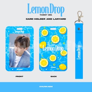ATEEZ 'Lemon Drops Durst Ver.' Kartenhalter und Schlüsselband