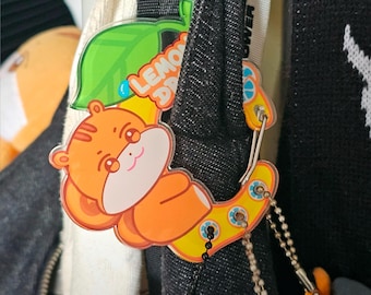ATEEZ &#39;LEMONITEEZ&#39; 8 cm Acrylic Carabiner