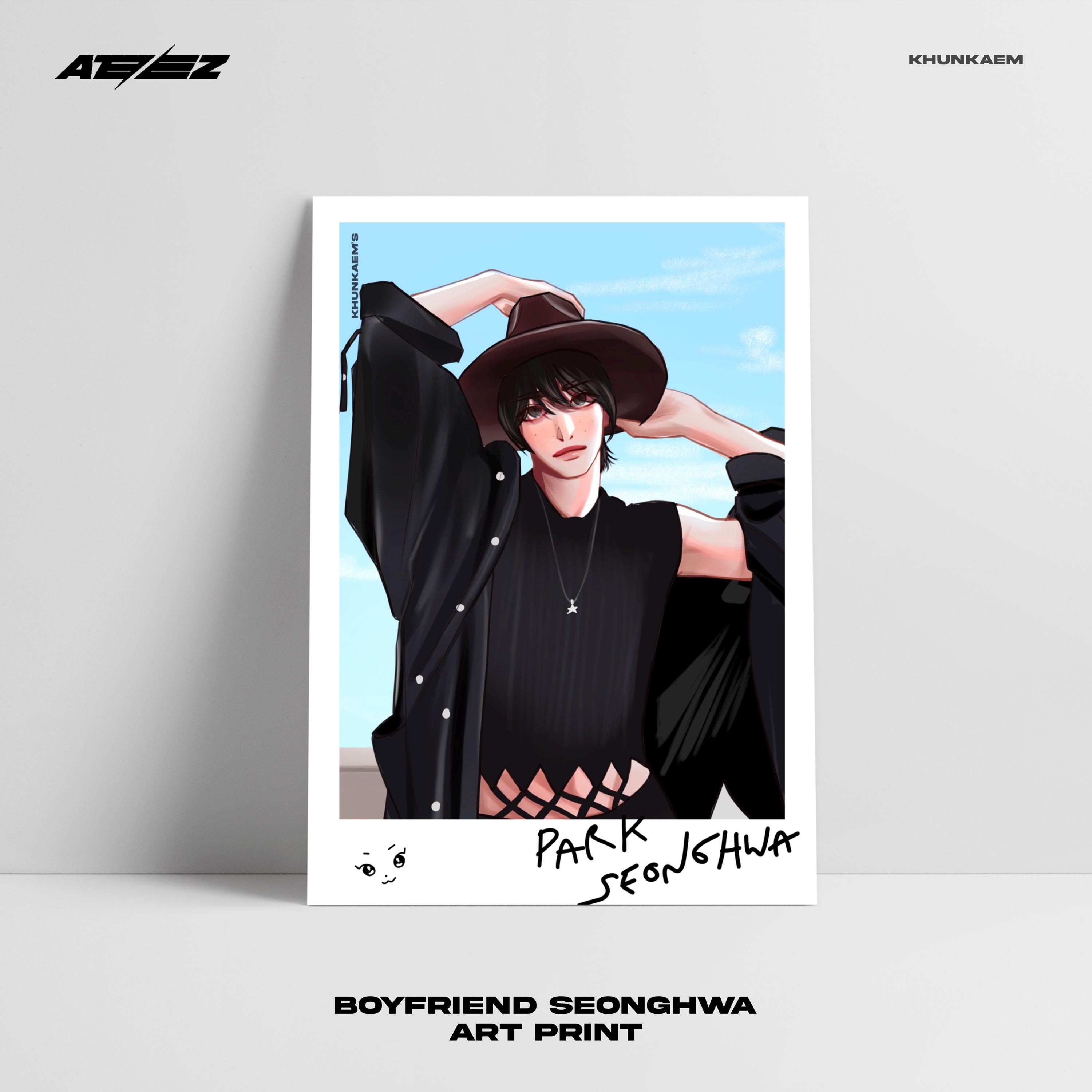 My newest ATEEZ Seonghwa Polaroid 🥰 : r/kpopcollections