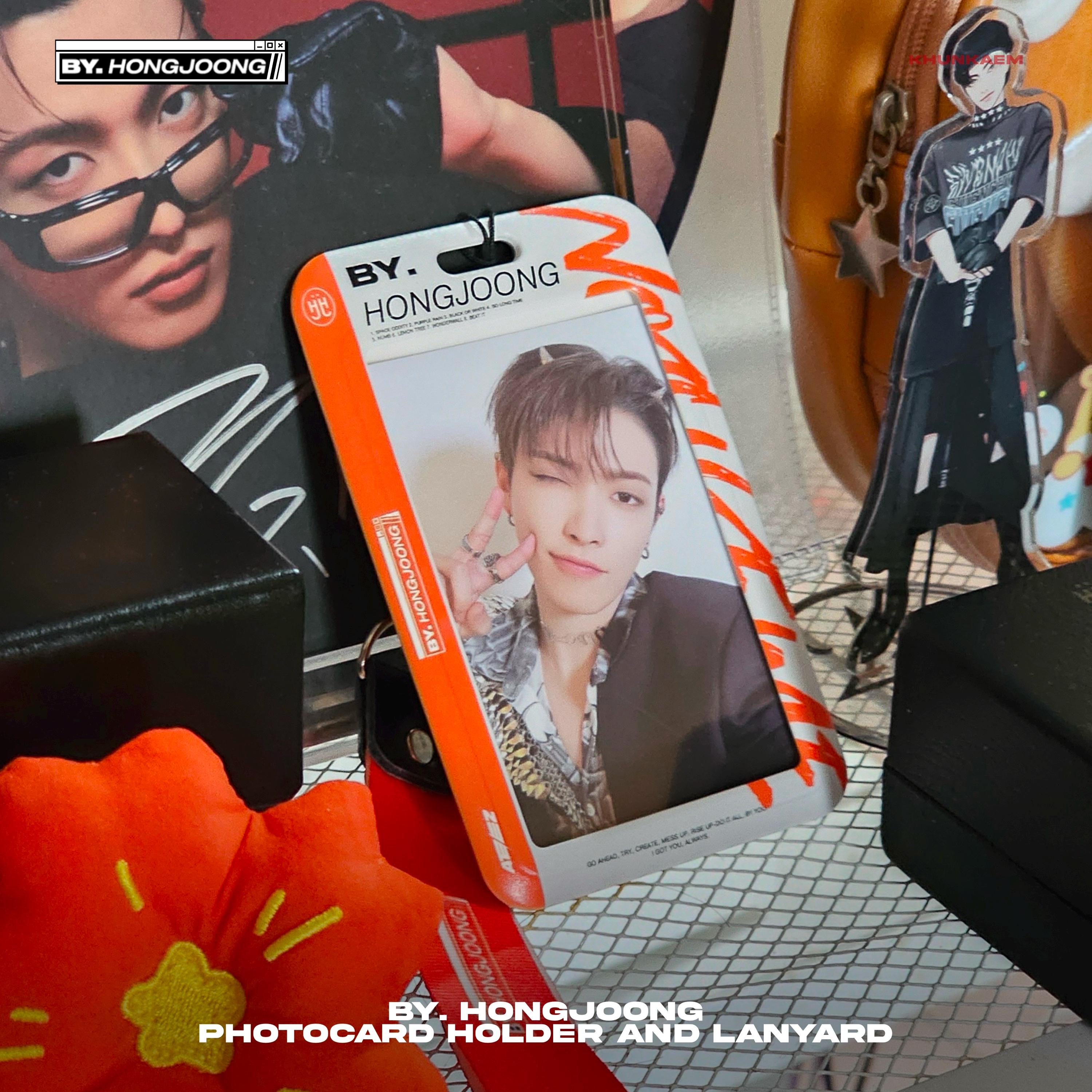 ATEEZ 'BY. HONGJOONG' Photocard Holder and Lanyard