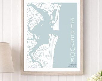 Seabrook NH Print | Seacoast New Hampshire Art | Nautical New England Décor