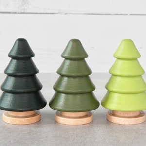 Wooden Pine Tree Toy, 2” | Loose Parts | Small World Play