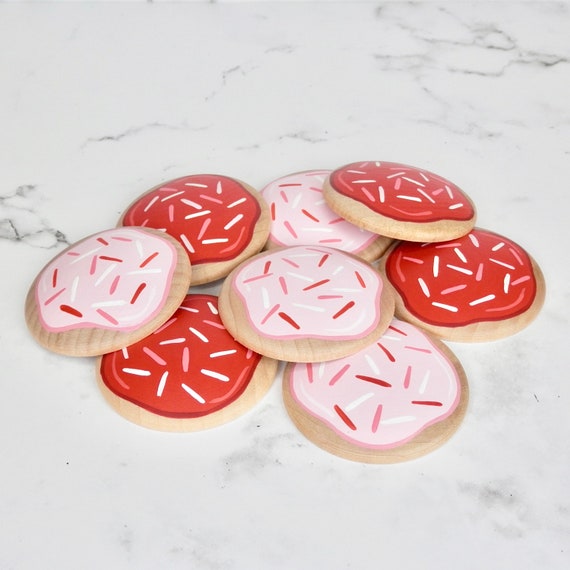 Wooden Sugar Cookie Toy | Play Food | Pretend Kitchen Accessory