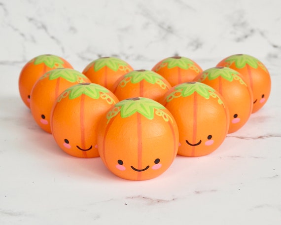 Wooden Pumpkin Friend | Whimsical Autumn Toy