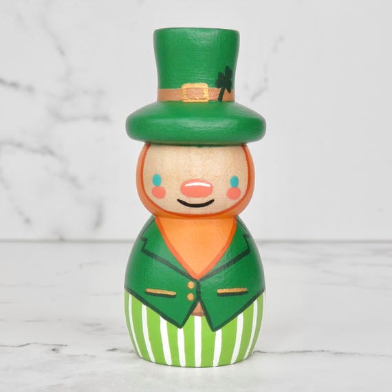 Leprechaun Peg Doll | St. Patrick’s Day Decor