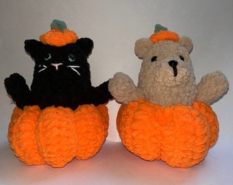 Pumpkin Pals- Crochet Plushie