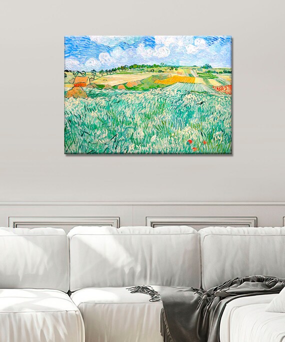 ヴィンセント ヴァン ゴッホ 平原 オーヴェルの近く キャンバス