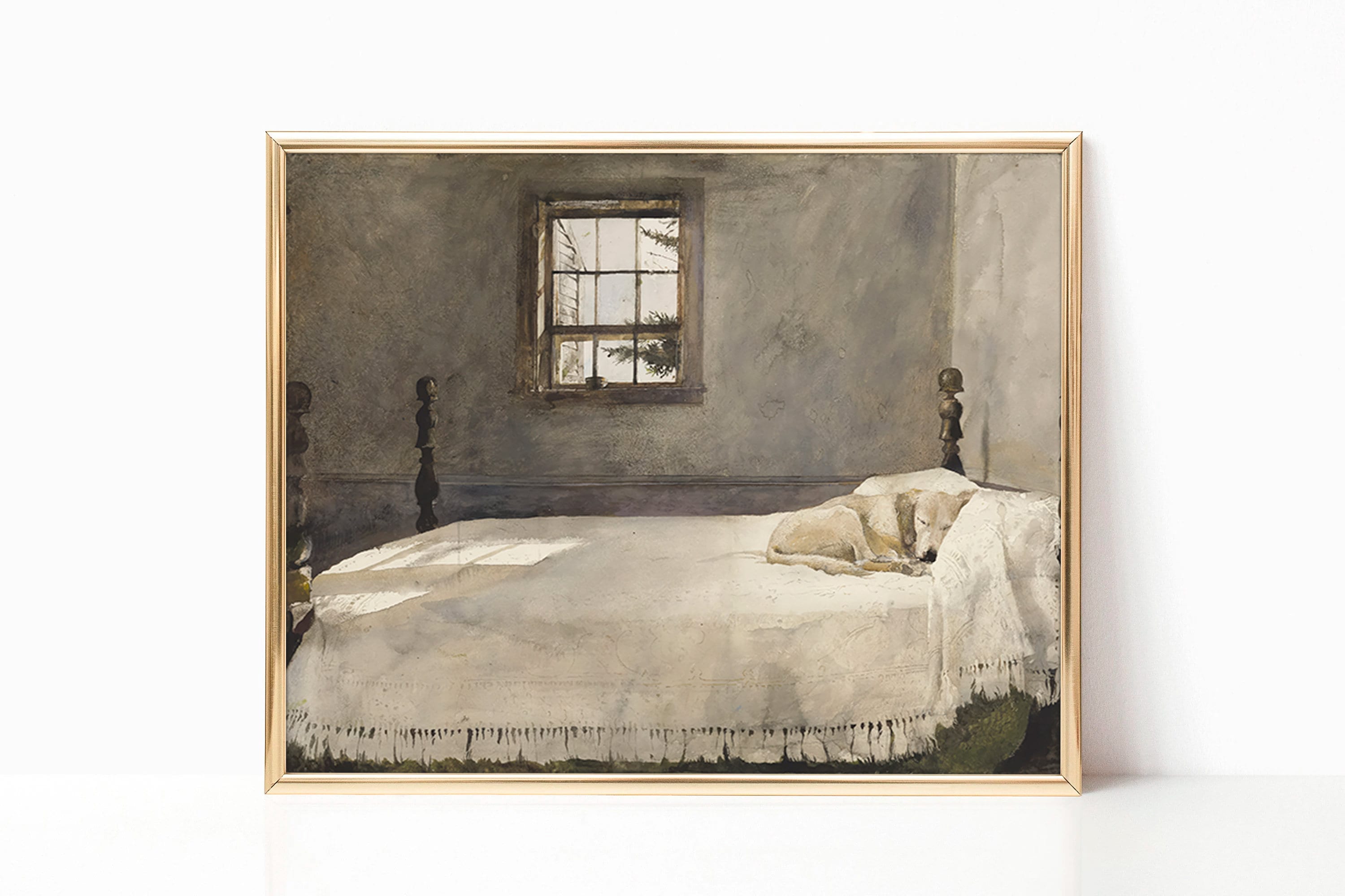 Andrew Wyeth、ALVARO'S BEDROOM Master Bedroom : Andrew Wyeth – Brilliant Editions
