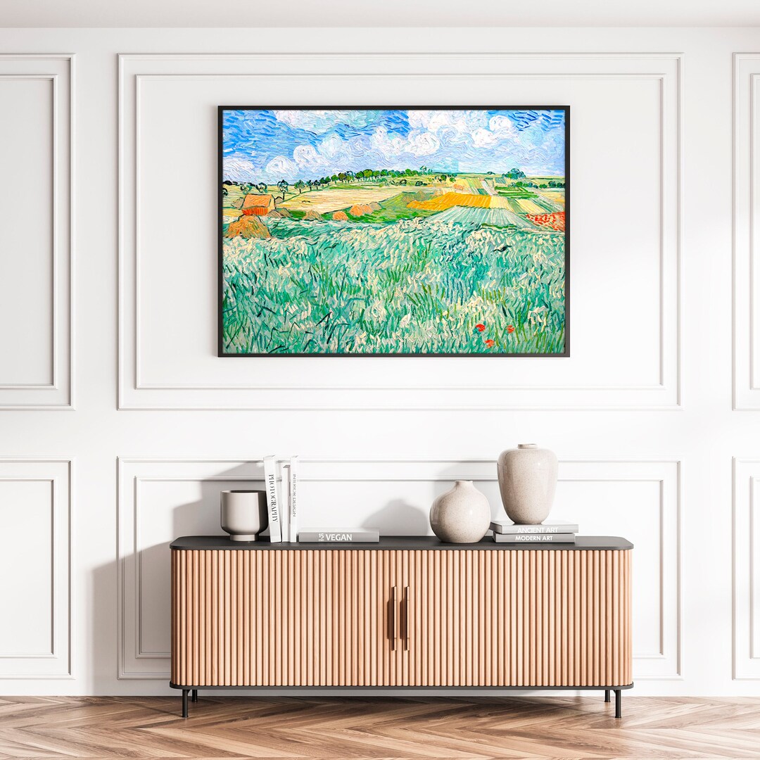 ヴィンセント ヴァン ゴッホ 平原 オーヴェルの近く キャンバス