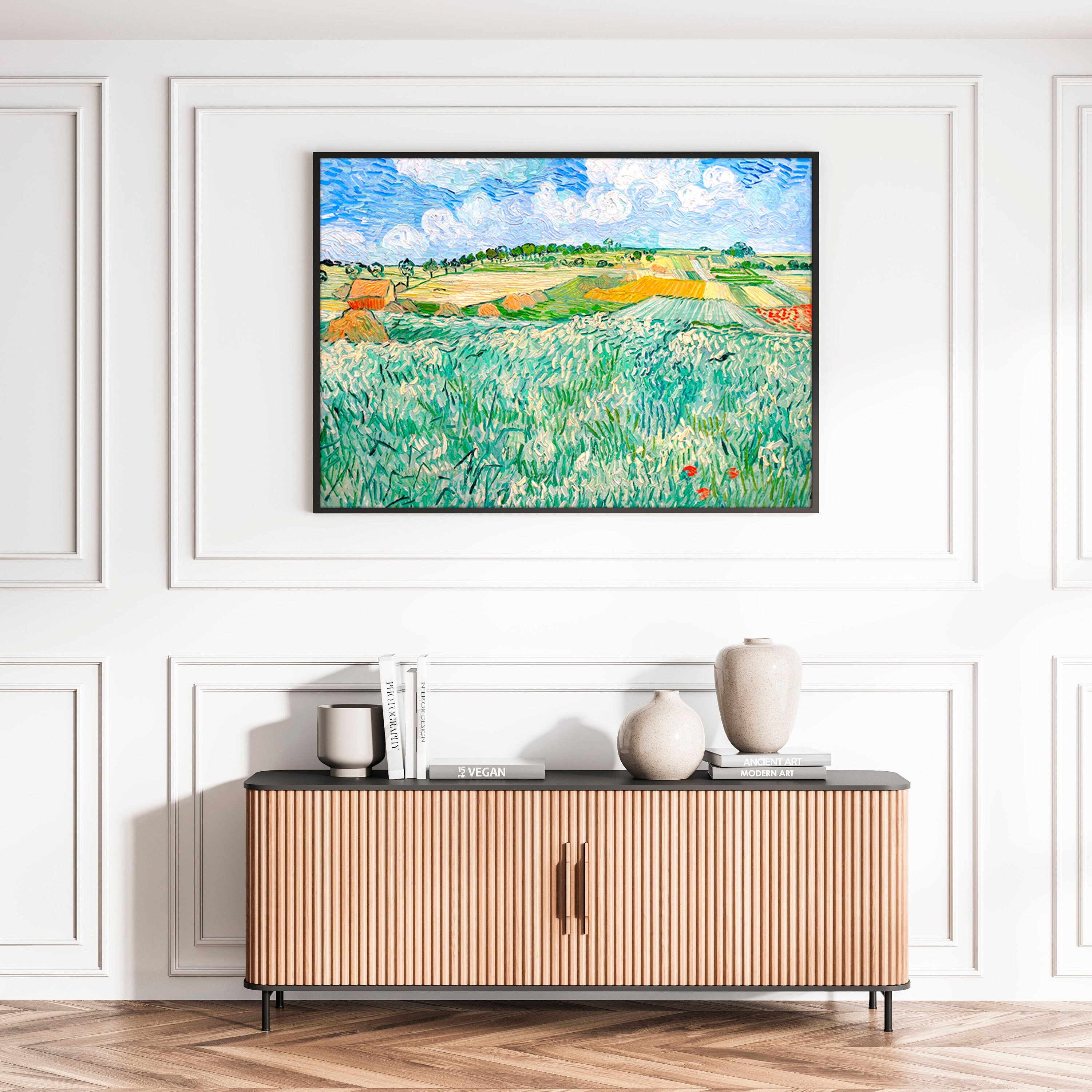 ヴィンセント ヴァン ゴッホ 平原 オーヴェルの近く キャンバス