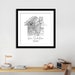 First New Home Gift for Couple House Shaped Map Poster Custom City Map Art Print Frame Canvas Personalized Anniversary Gift for Him Her 