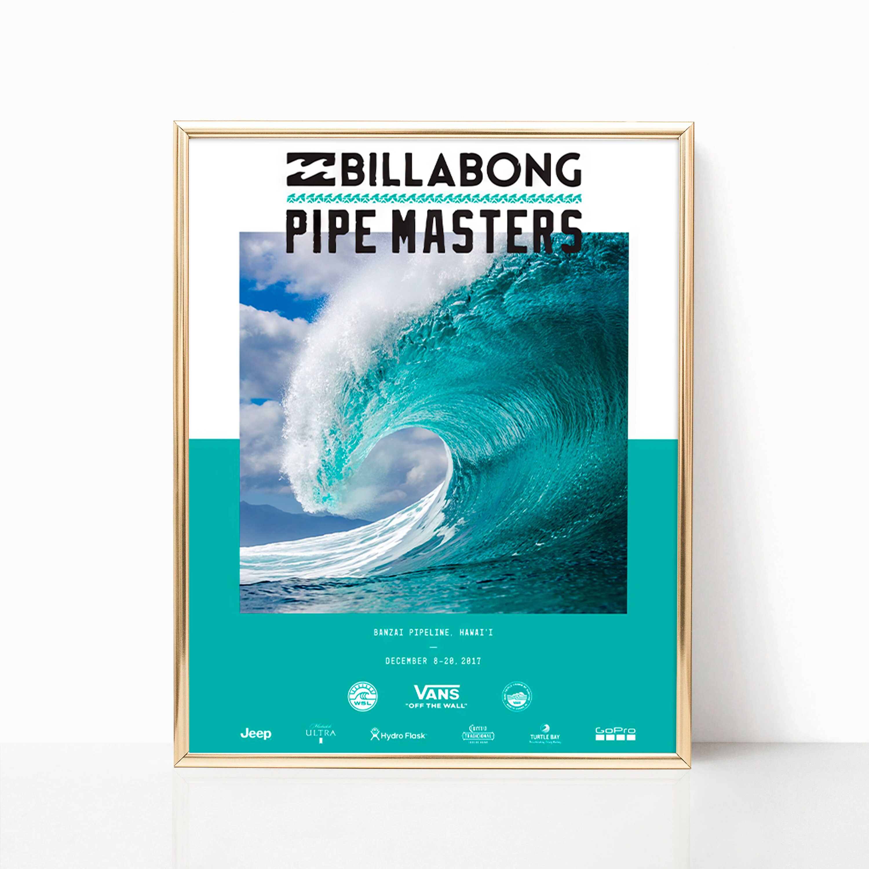 Billabong Pipeline Masters ポスター 2008年 Billabong Pipeline Masters ポスター 2008年 2009 BILLABONG