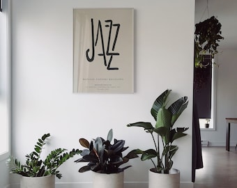 Matisse Jazz Exhibition Print: Modern Brush Drawing (Digital Download)