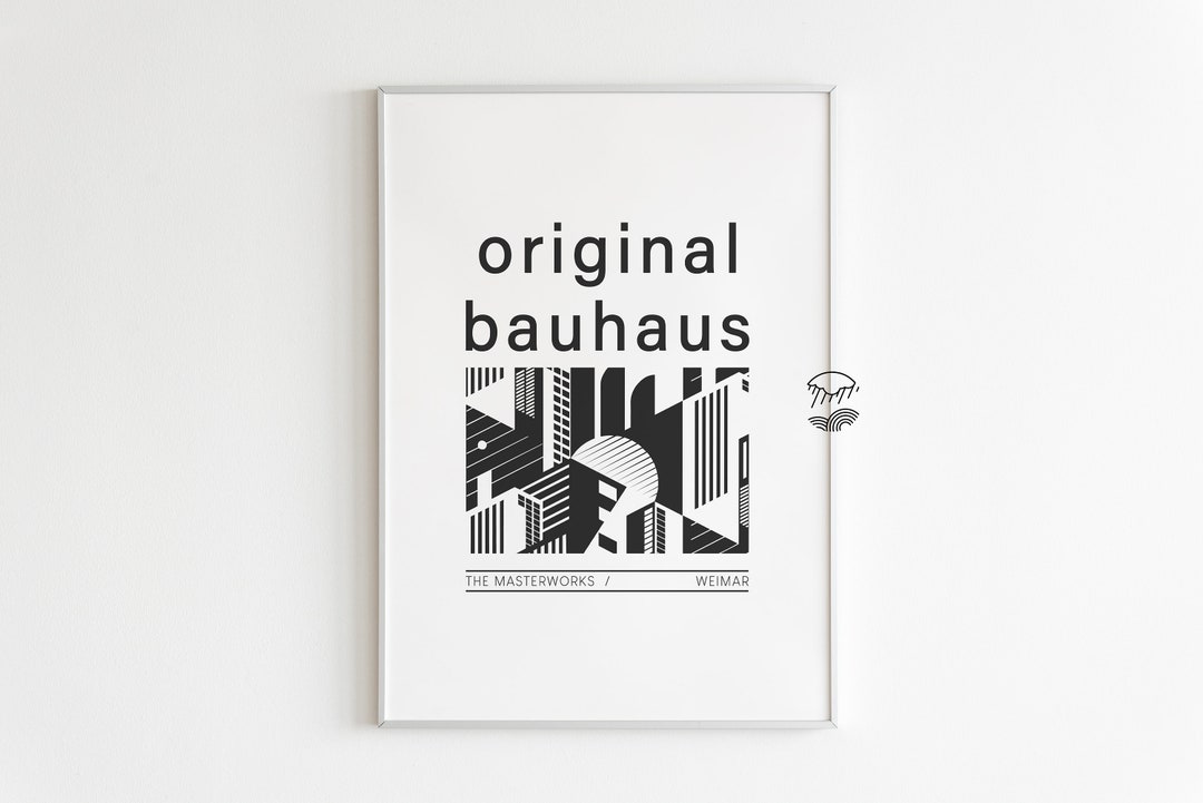 Bauhaus Print Retro Exhibition Poster Bauhaus Vintage - Etsy