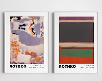 Mark Rothko Exhibition Print: Abstract Gallery Wall Art (Digital Download