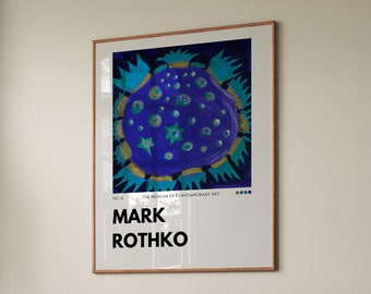 Mark Rothko Abstract Art Print: Vintage Expressionist Painting (Digital Download)