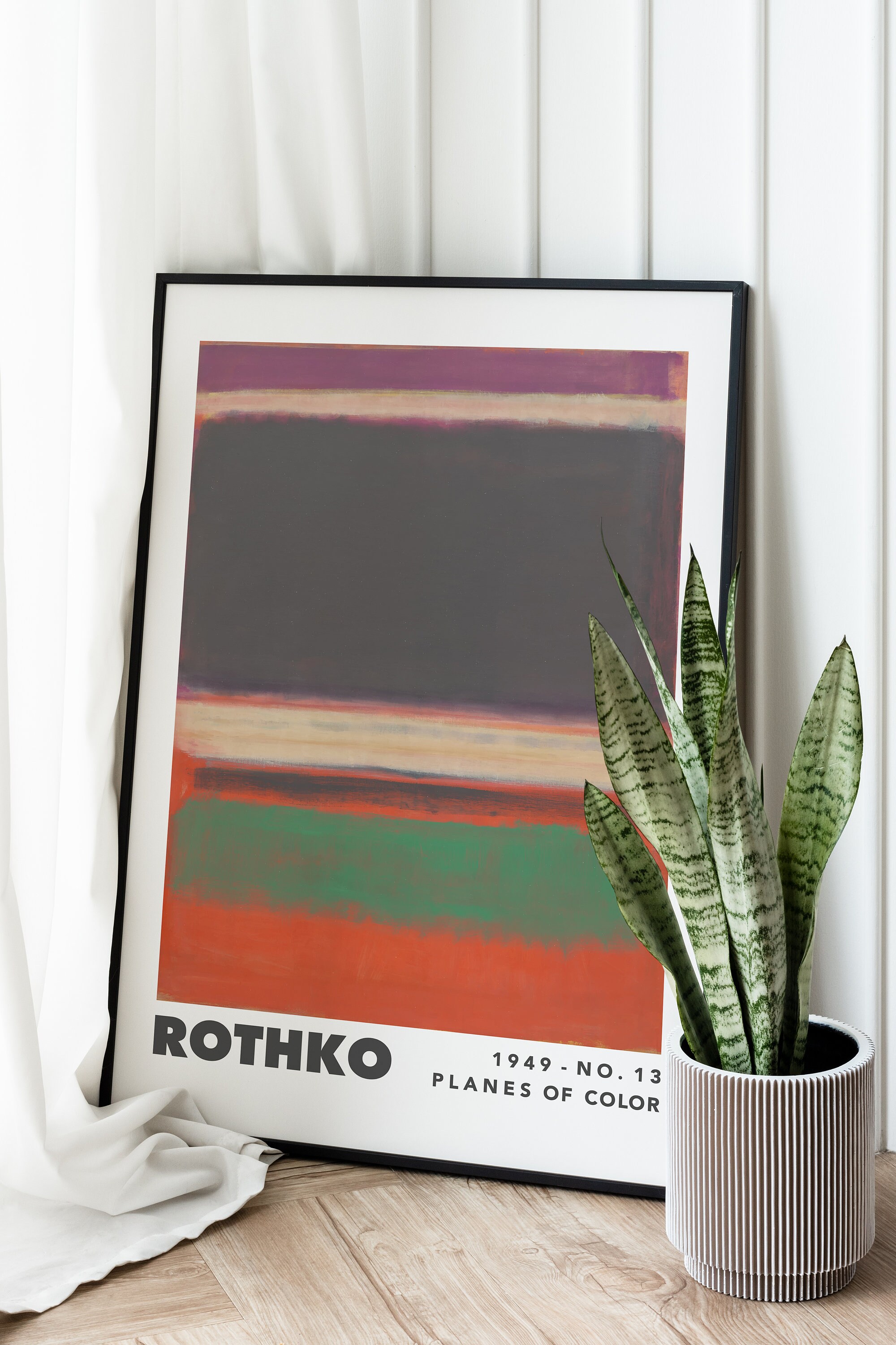 Mark Rothko Print Exhibition Printable Poster Colorful | Etsy