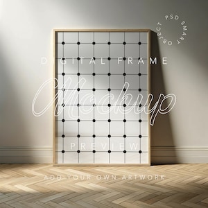 Frame Mockup Simple Frame Picture Frame Mockup PSD Scandinavian Frame Template Three Vertical Frame Bundle Mockup A4 Wood Frame