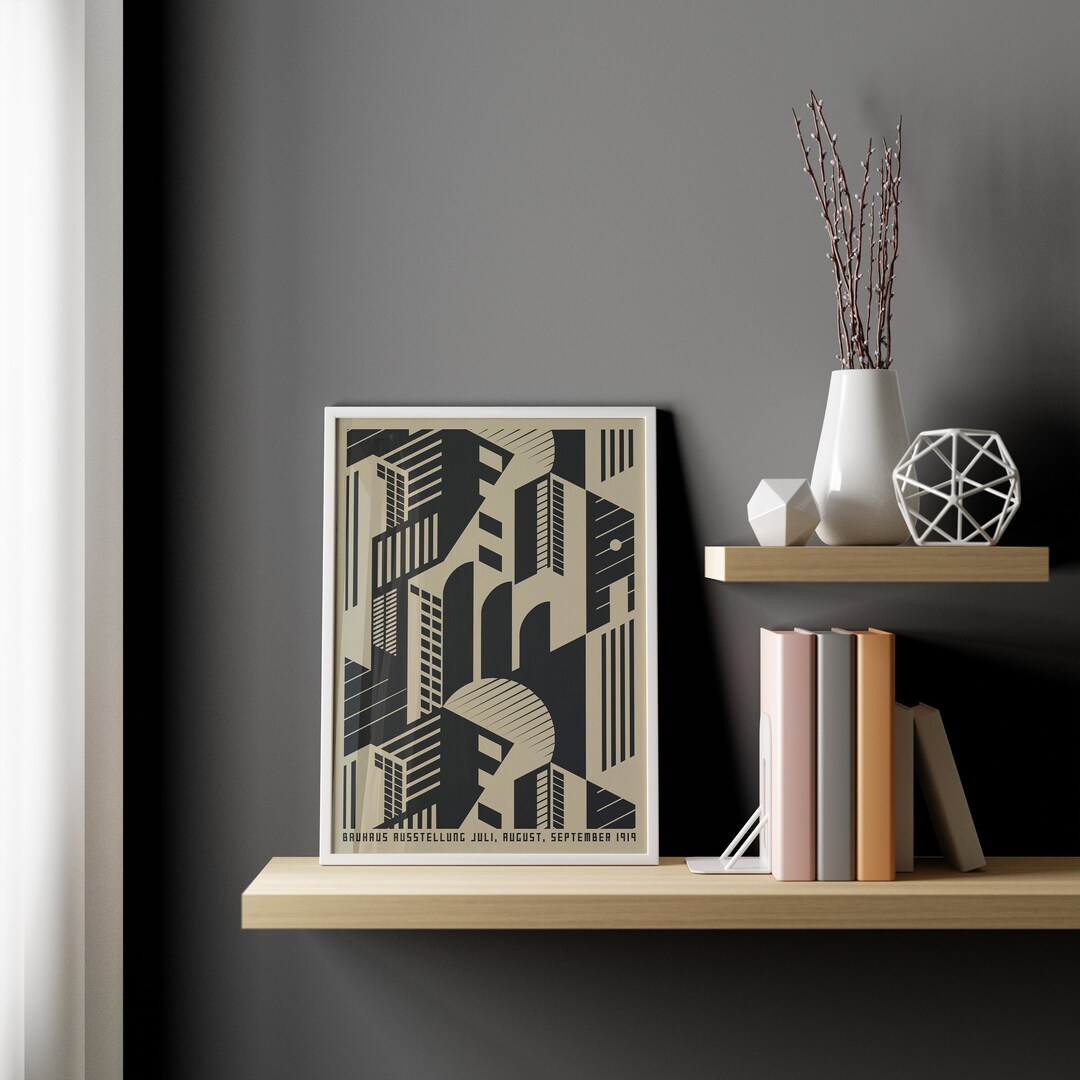 Bauhaus Poster Print, Bauhaus Vintage Poster, Retro Home Decor ...
