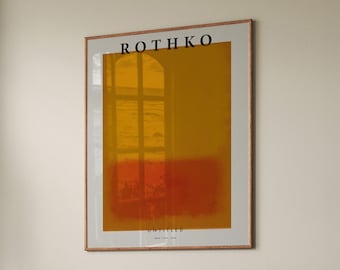 Mark Rothko Exhibition Print: Abstract Expressionist Wall Art (Digital Download