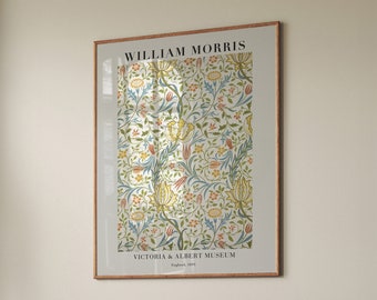 William Morris Botanical Poster: Vintage Floral Decor (Digital Download)