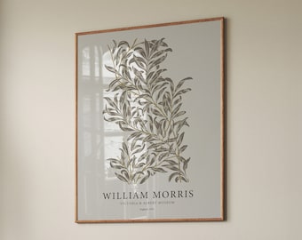 William Morris Flower Print: Vintage Botanical Art Nouveau (Digital Download)
