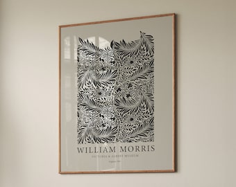William Morris Botanical Art Poster: Vintage Flower Decor (Digital Download)