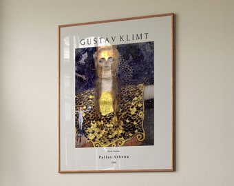 Gustav Klimt Pallas Athena Art Nouveau Print (Digital Download)