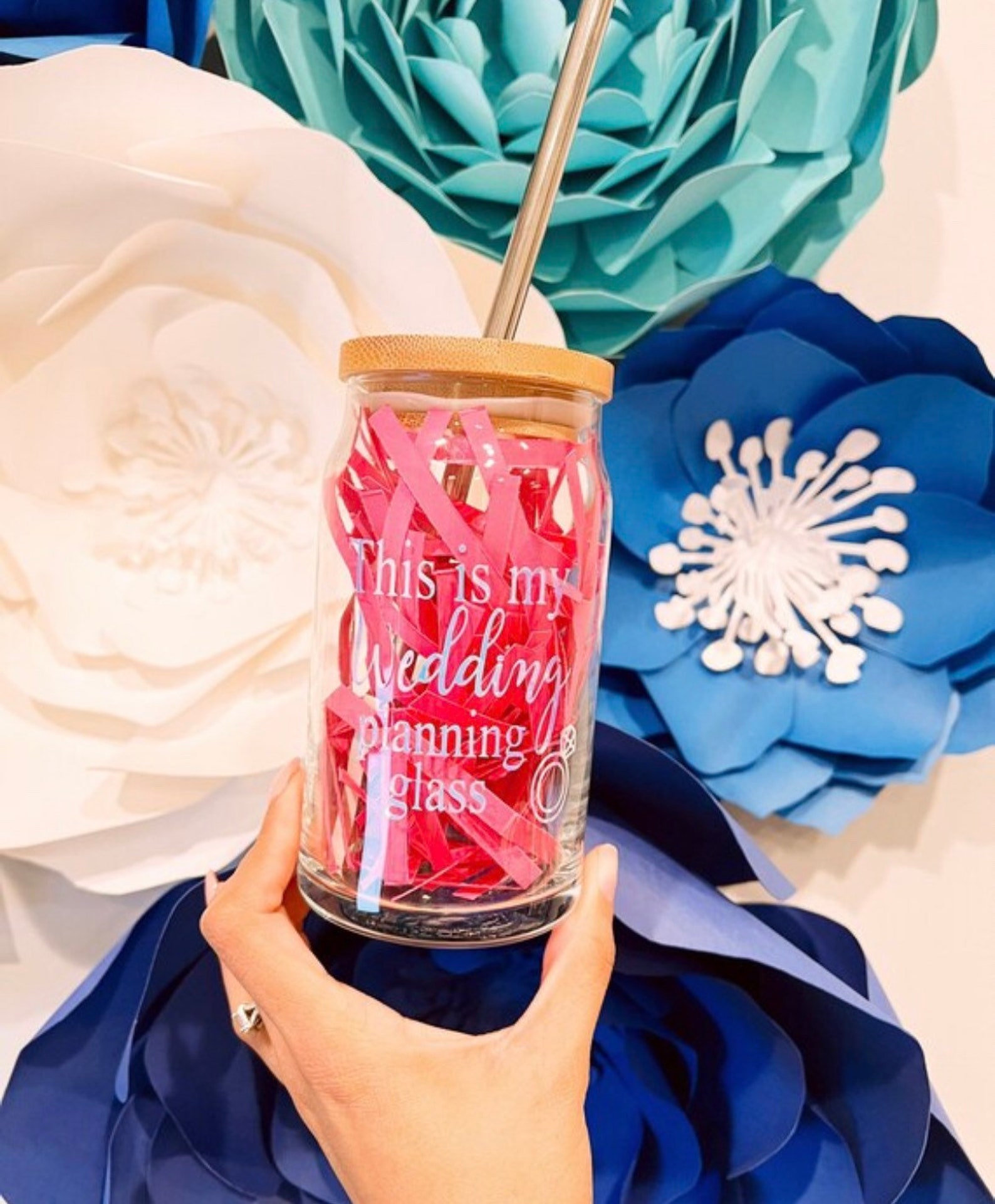 Bridal Cup, Wedding Gift, This is My Wedding Planning Glass. Beer Glass ...