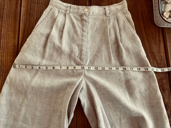 Vintage Talbots Linen Pleated Shorts - image 6