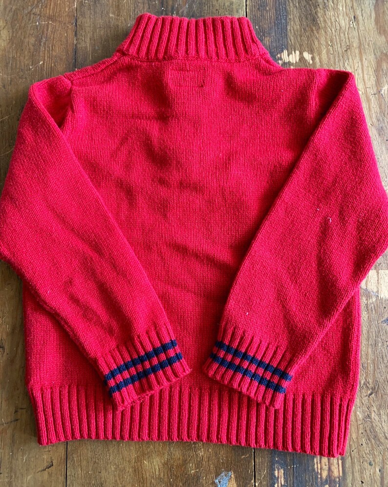Vintage Osh Kosh B\u2019Gosh kids half zip sweater size 5
