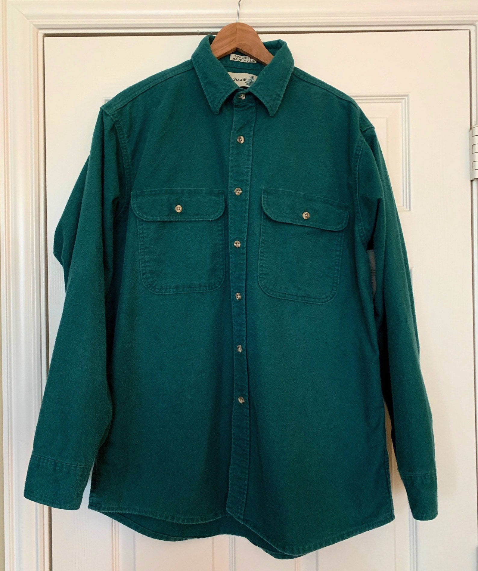 dark green flannel mens