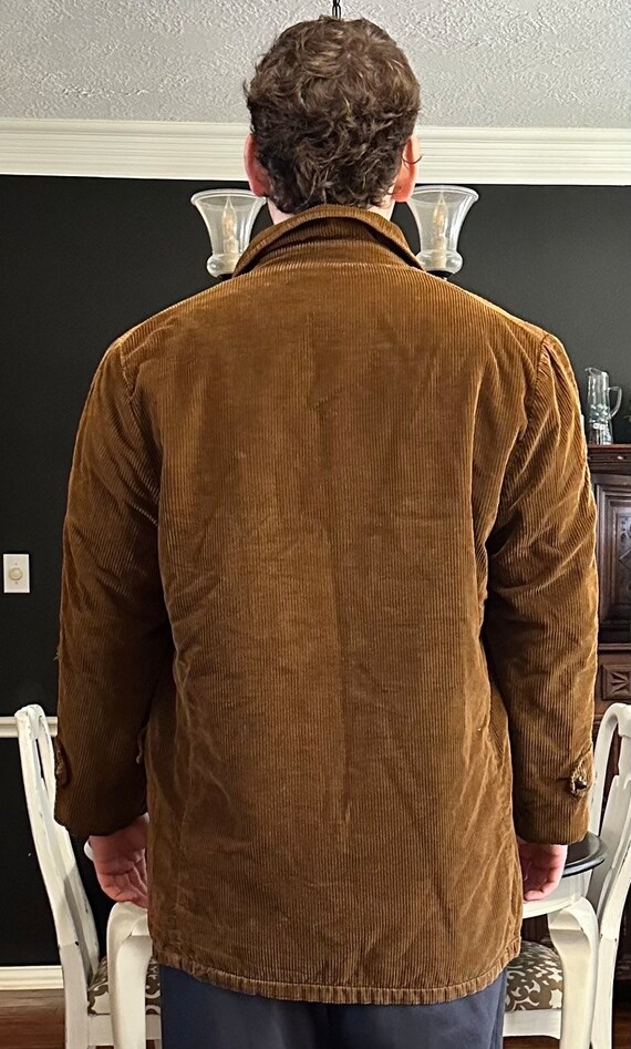 Vintage Brown Corduroy Buttoned Jacket - image 2