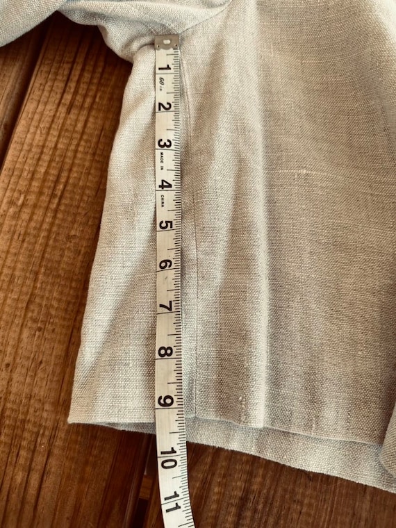 Vintage Talbots Linen Pleated Shorts - image 5