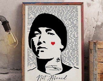 Not Afraid Lyrics Etsy Not Afraid Lyrics Etsy