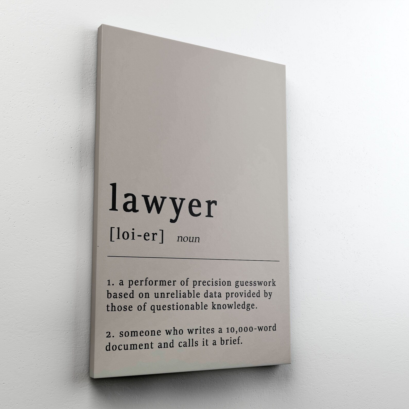 Definition Of A Lawyer Quote Poster Quote Poster Quote Etsy