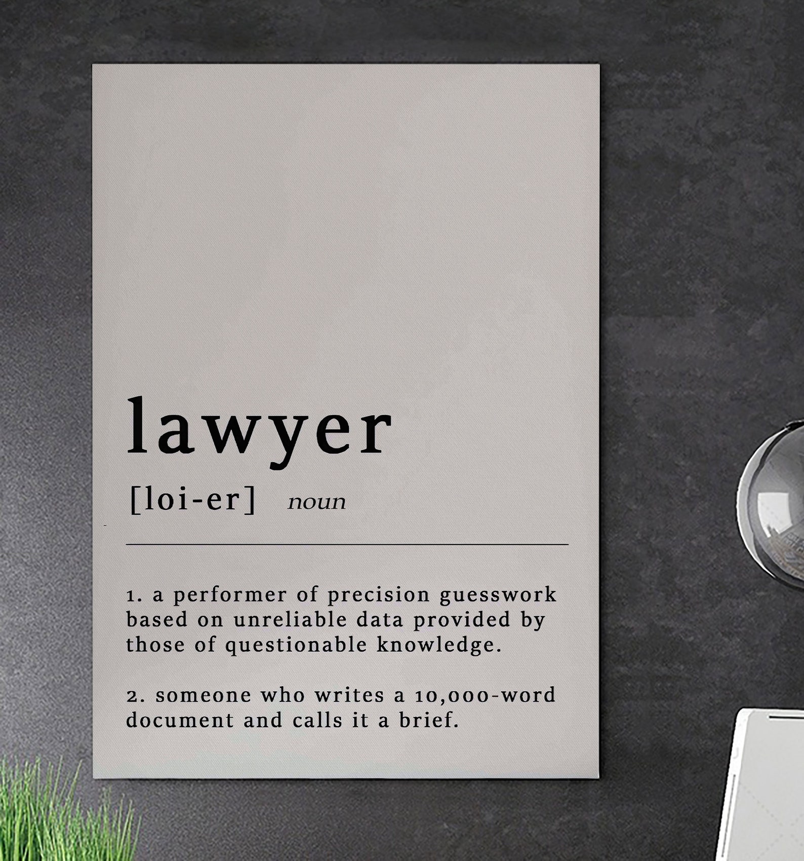 Definition Of A Lawyer Quote Poster Quote Poster Quote Etsy
