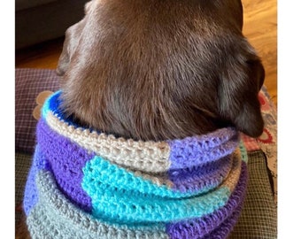 PDF Digital download crochet pattern, large dog snood