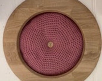 PDF Crochet pattern Port Hole Bung/ Cushion, round crochet boat window bung Cushion Pattern